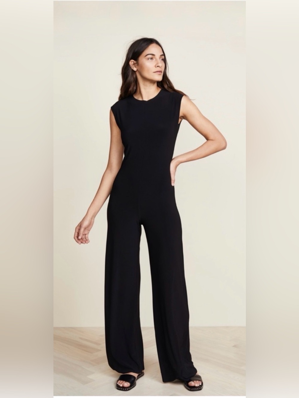 ✨ Norma Kamali Sleeveless Jumpsuit